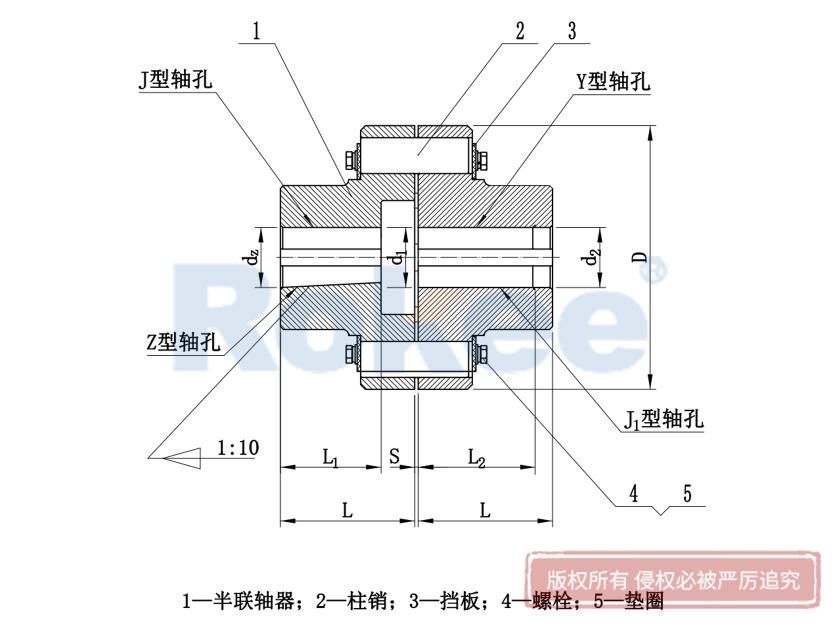 柳州HL联轴器,柳州HL弹性柱销联轴器,柳州HL弹性联轴器,柳州HL柱销联轴器