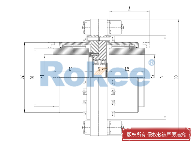 扭力保护型齿式联轴器,扭力保护型鼓形齿式联轴器