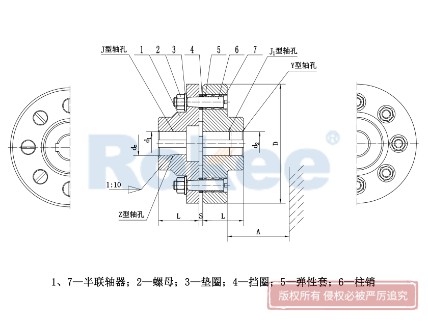 永春TL联轴器,永春TL弹性套柱销联轴器,永春TL弹性柱销联轴器,永春TL弹性联轴器,永春TL柱销联轴器