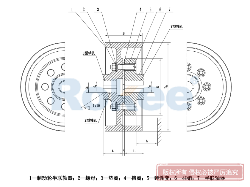 宜宾TLL联轴器,宜宾TLL弹性套柱销联轴器,宜宾TLL弹性柱销联轴器,宜宾TLL弹性联轴器,宜宾TLL柱销联轴器