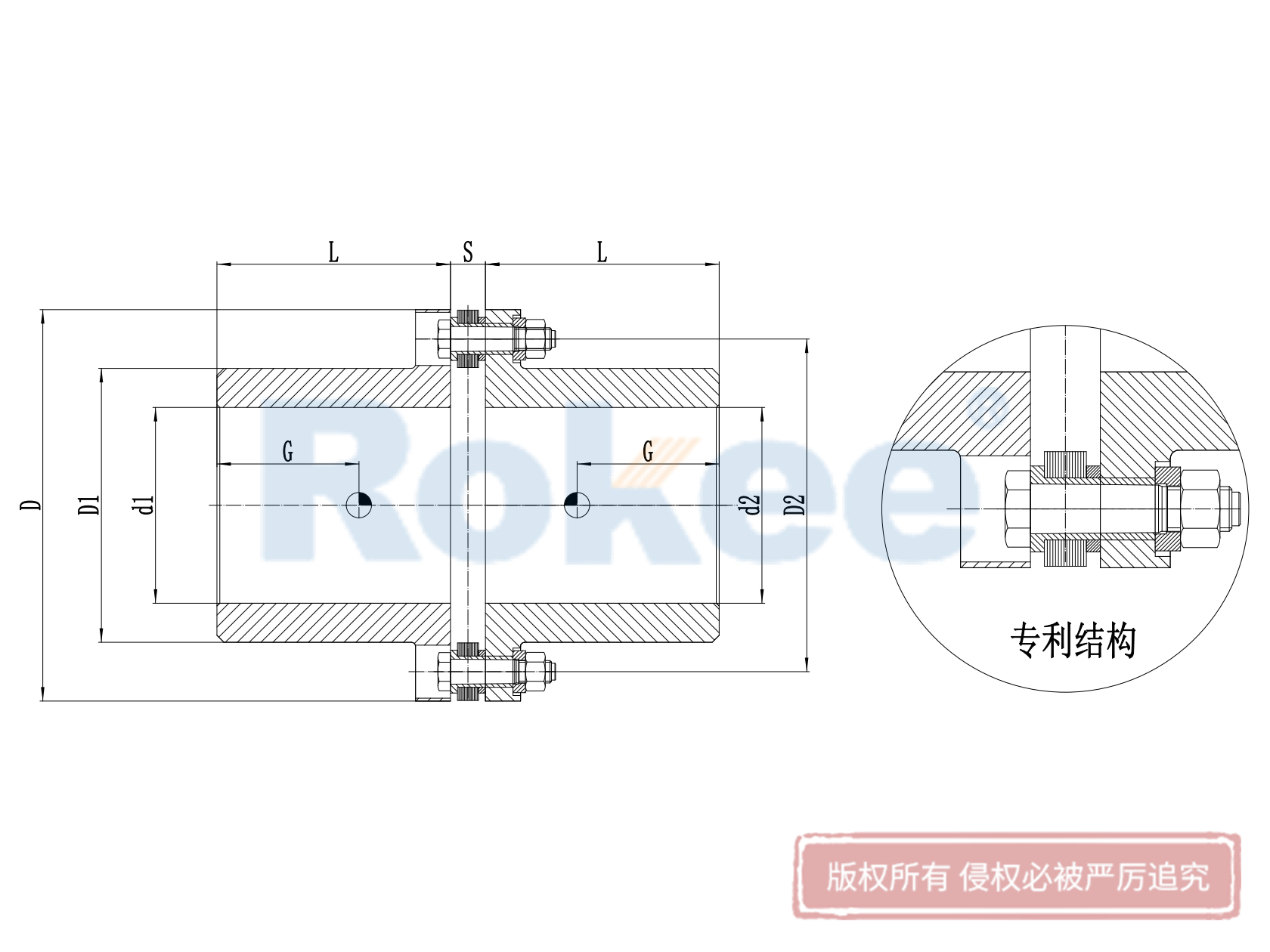 rla金属膜片联轴器