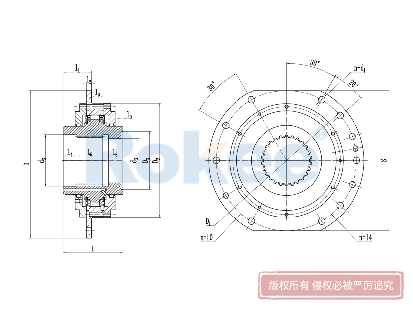 WJ球面滚子卷筒联轴器