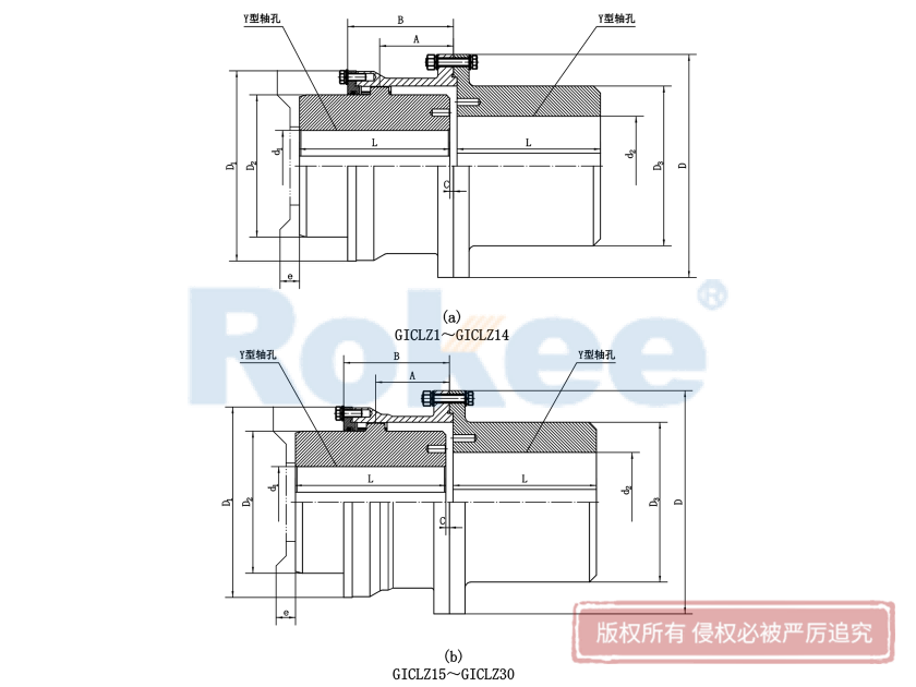 泰兴GICLZ联轴器,泰兴GICLZ齿式联轴器,泰兴GICLZ鼓形齿联轴器,泰兴GICLZ鼓形齿式联轴器